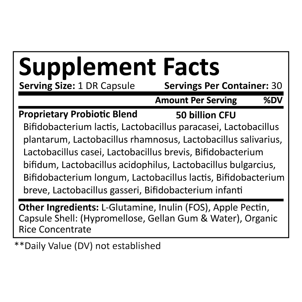 50 Billion CFU Probiotic | Capsule | 30 Count - Image 4