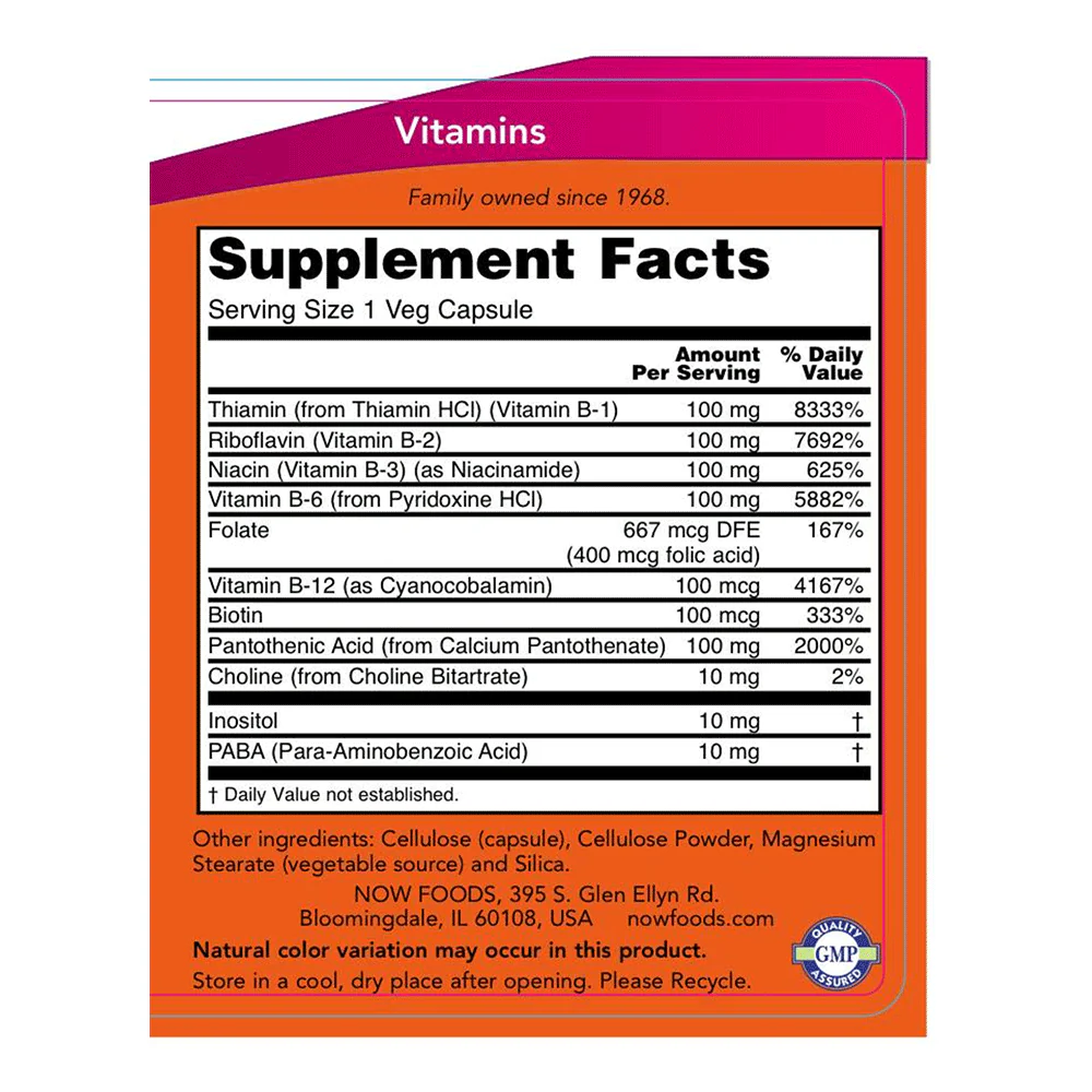 B-100 | Veg Capsule | 100 Count - Image 2