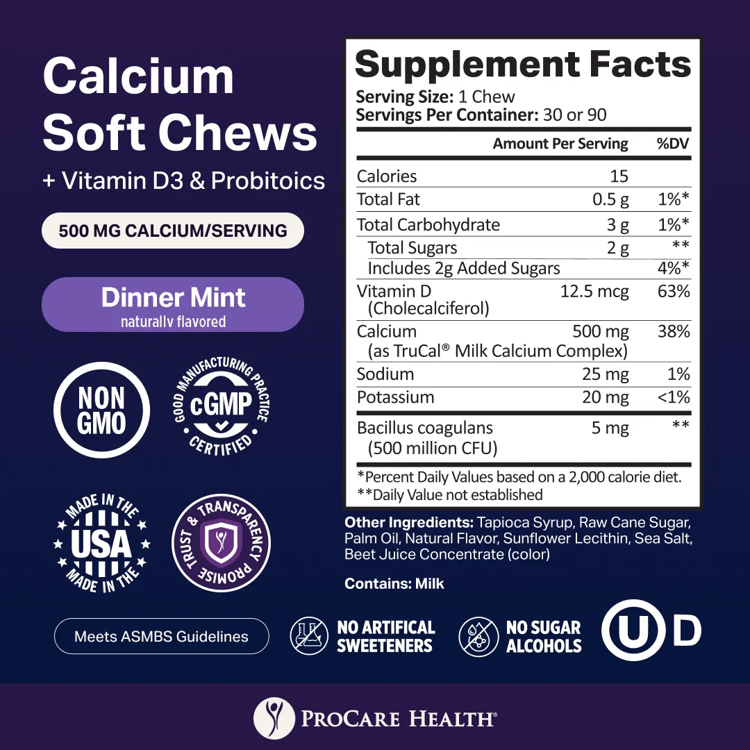 Calcium Soft Chew | Dinner Mint - Image 4