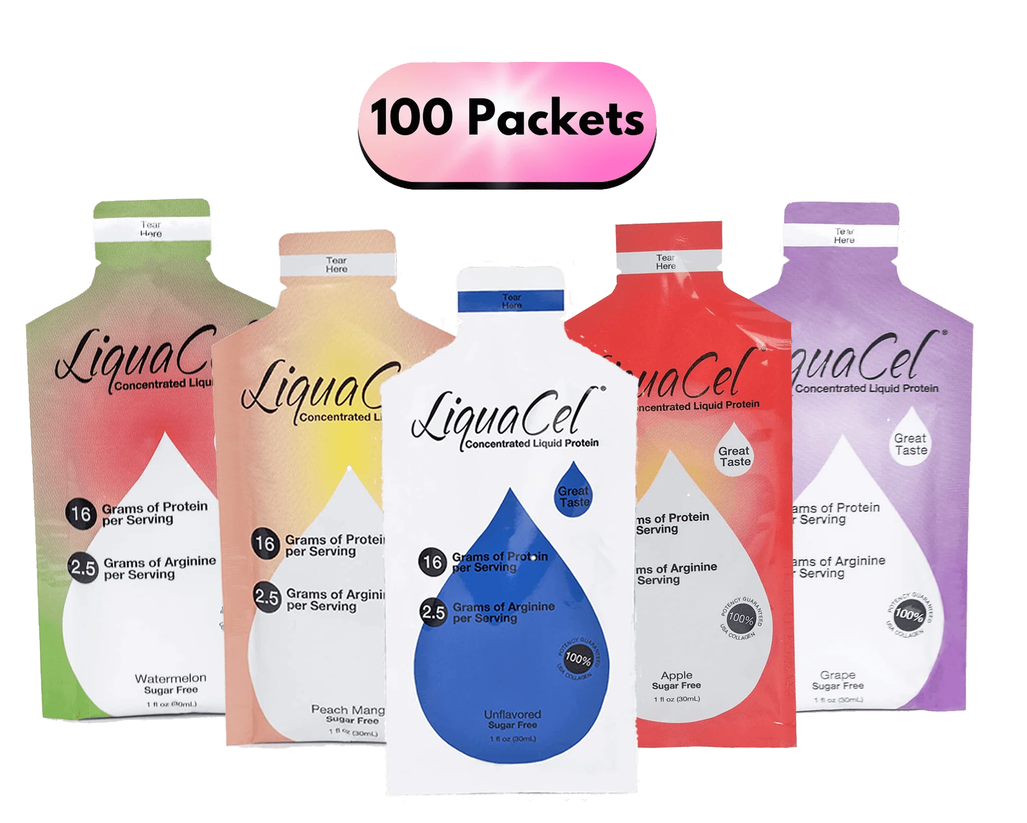 LiquaCel | Single Serving Packet | Variety Flavor - Image 4