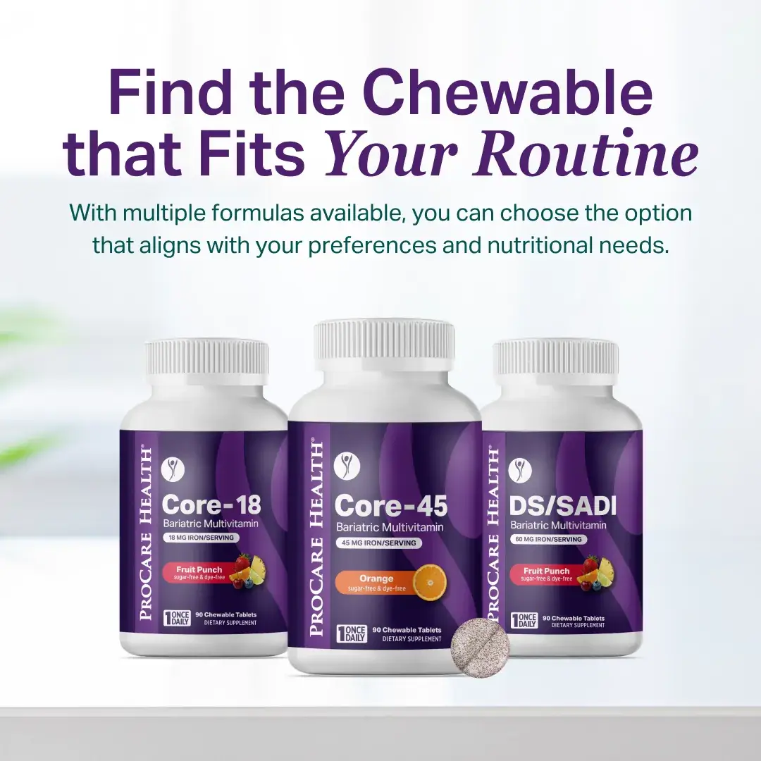 Core-45 Bariatric Multivitamin | Once-Daily Chewable | Fruit Punch - Image 7