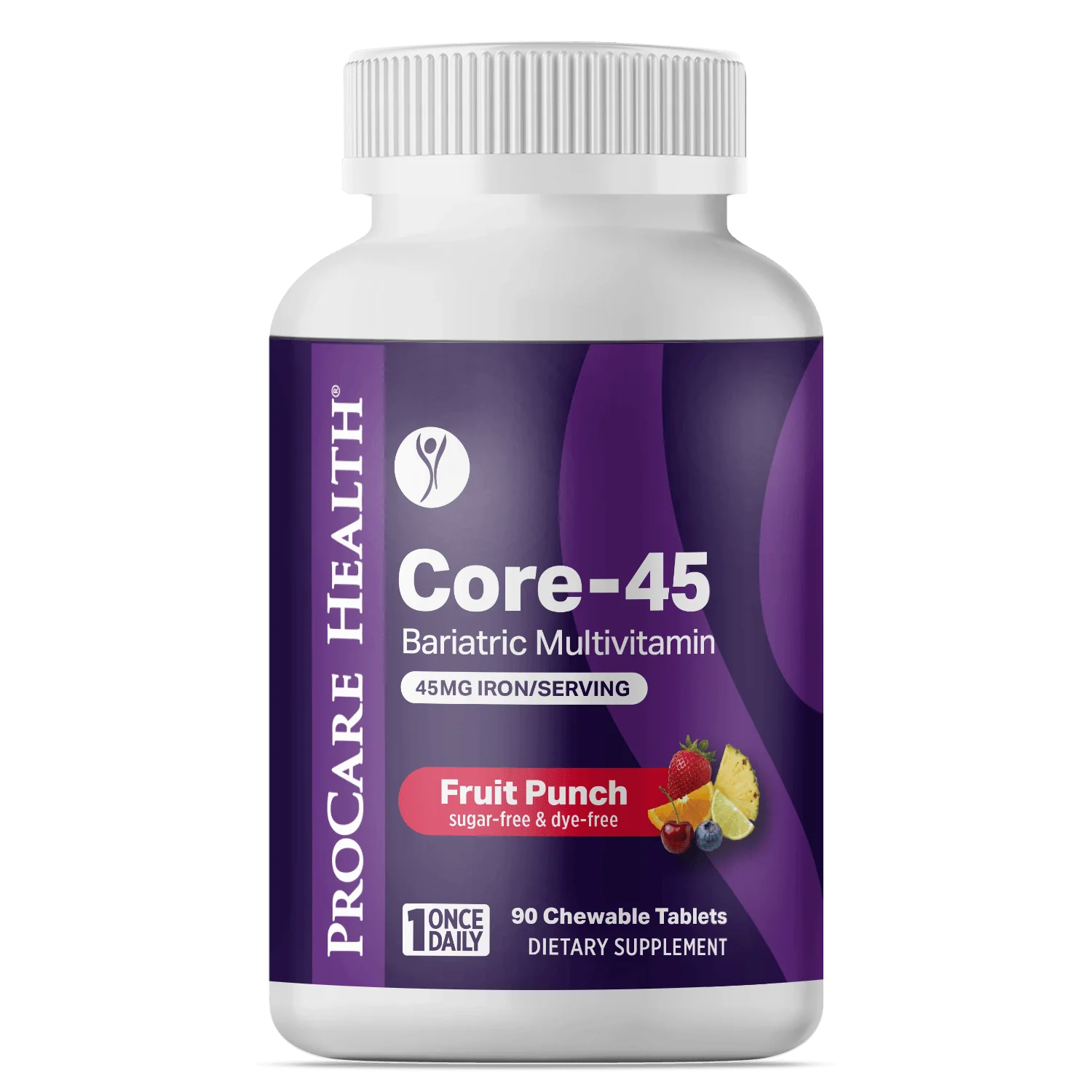 Core-45 Bariatric Multivitamin | Once-Daily Chewable | Fruit Punch - Image 8
