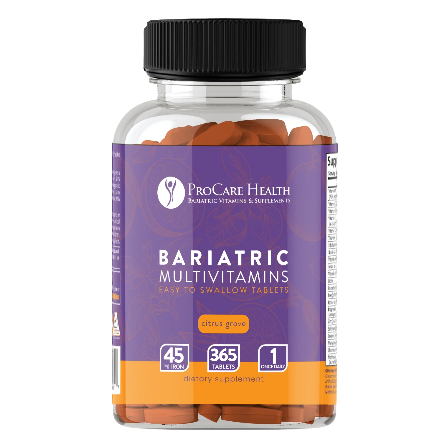 Multivitamin | 45mg Iron | Coated Tablet | Citrus Grove - Image 8