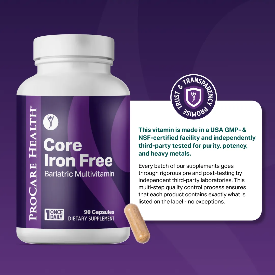 Core Iron Free Bariatric Multivitamin - Image 10